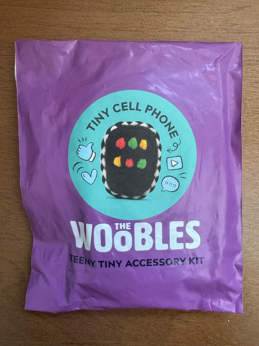 *Sealed* The Woobles Tiny Cellphone Collectible Crochet Accessory Kit - HTF